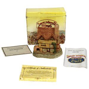 1980 David Winter Cottage Wine Merchant England COA English Countryside Fred'k